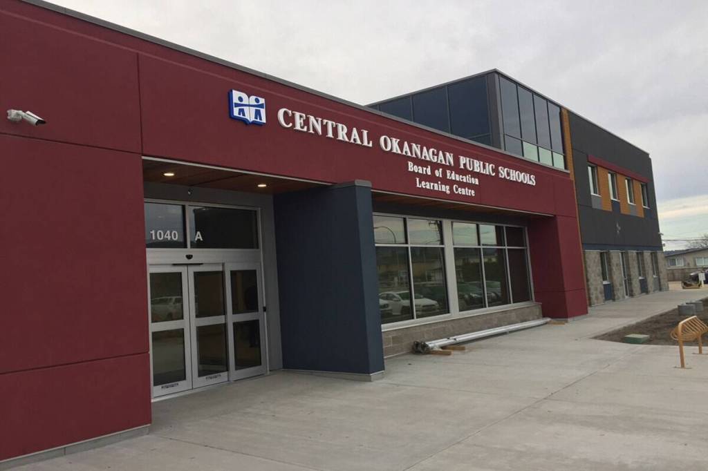 Administrative office for Central Okanagan Public Schools in Kelowna.