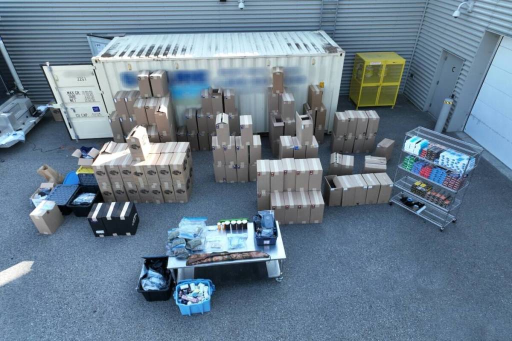 Contraband seized by Kelowna RCMP.
