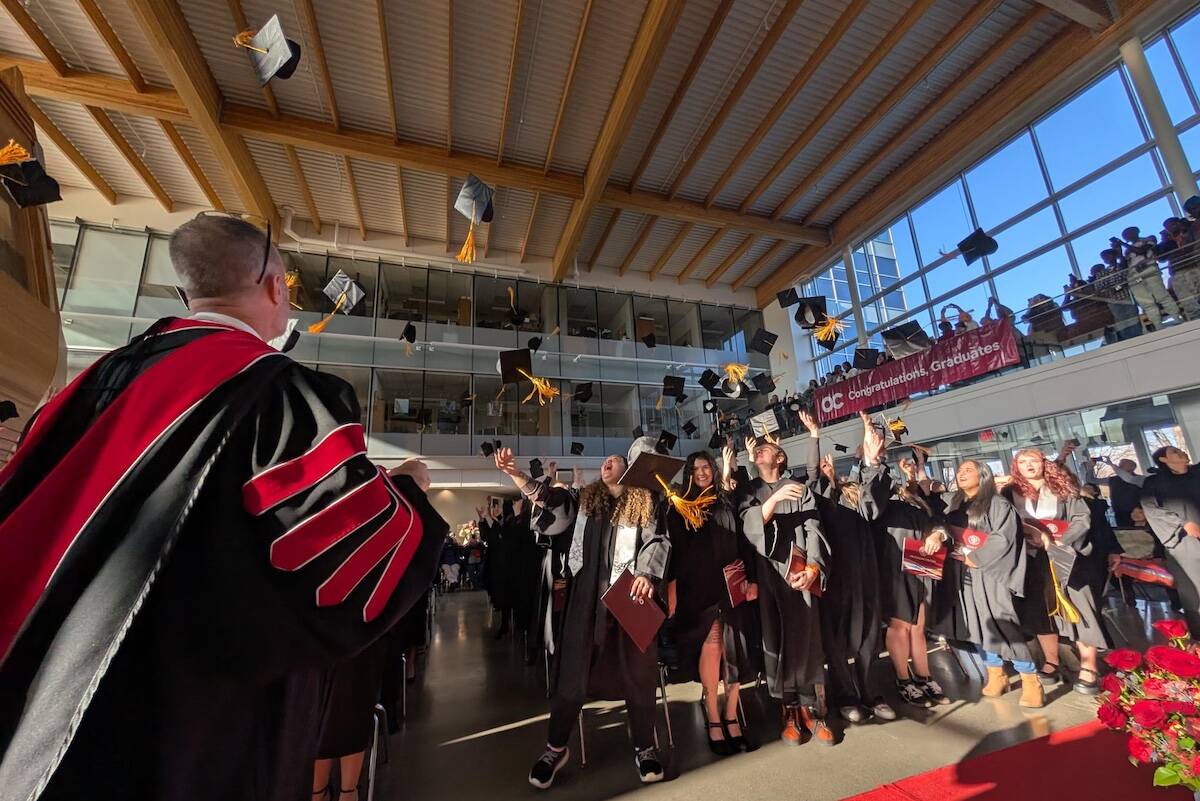   We didnt give up : Over 200 students graduate from Okanagan College
