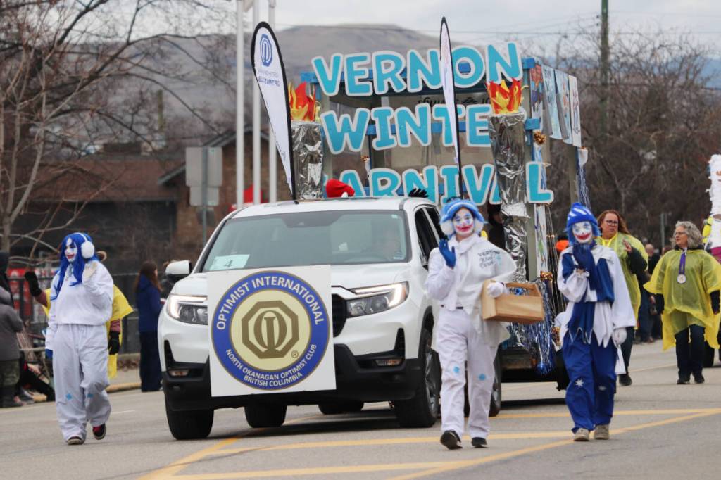 The 65th annual Winter Carnival Parade was a huge success on a cloudy Saturday afternoon. The theme of this year&rsquo;s Carnival is Team Carnival: Canada Goes for Gold, and there were plenty of Olympic-style entries this year. (Brendan Shykora/Morning Star)