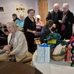Coldstream&rsquo;s Simone Huhtala (centre) was toasted with cards, gifts, and cake on the occasion of her 103rd birthday Friday, Feb. 20, at Vernon&rsquo;s Schubert Centre. (Roger Knox - Morning Star)