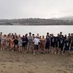 Special Olympics Kelowna athletes and supporters at Hot Sands Beach on Sunday March 8. (Special Olympics Kelowna)